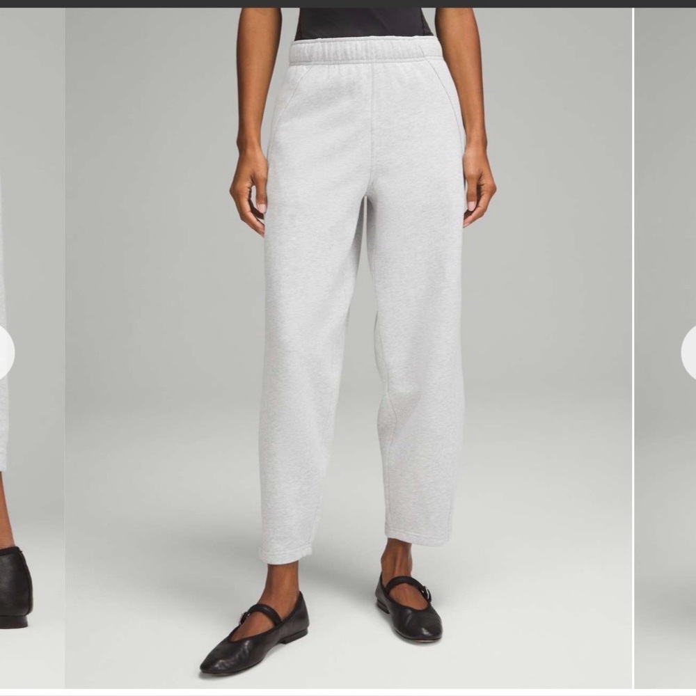 Lululemon Scuba mid rise  Barrel-Leg pant 7/8 length - size large